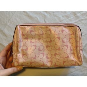 Baby Pink Coach Clutch